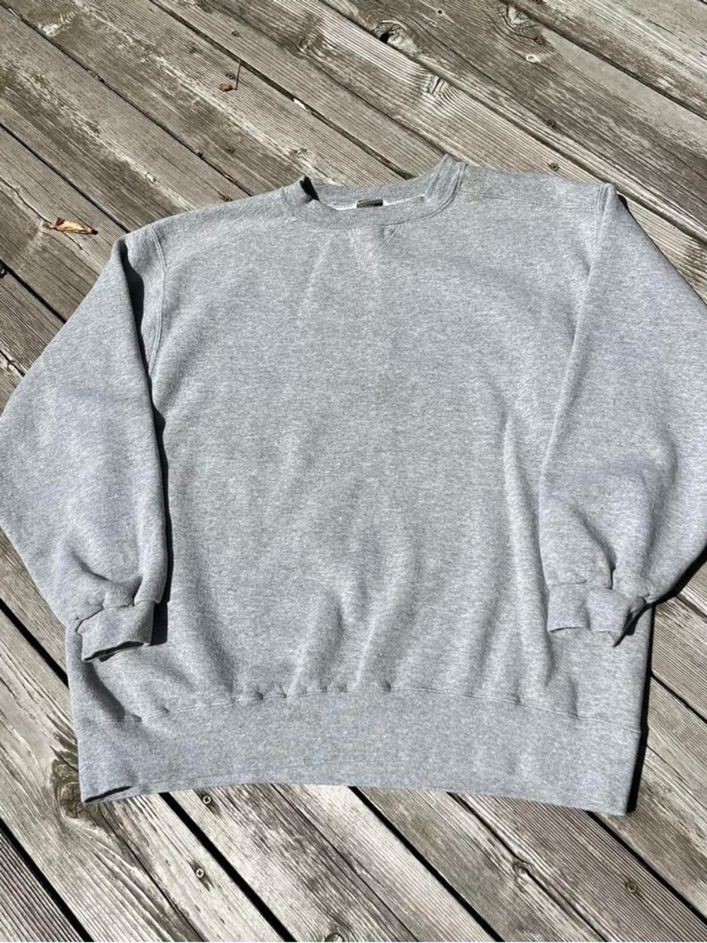Prospirit basic grey crewneck sweatshirt